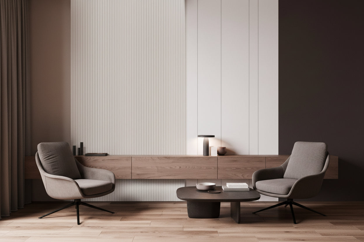 Viltpaneel Beige JAPANDI