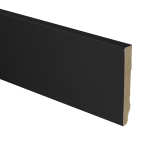Mdf plint wit/zwart 78x12x2,4cm