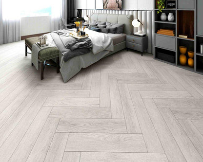 Wood SCRAPED OAK visgraat click