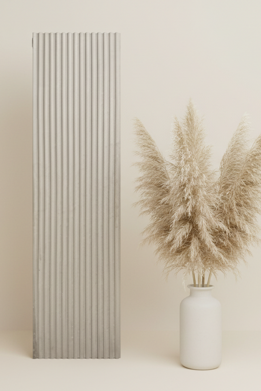 off-white suède wandpaneel