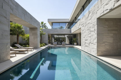 XL 3D Wandpanelen Rockstone Cement Grey
