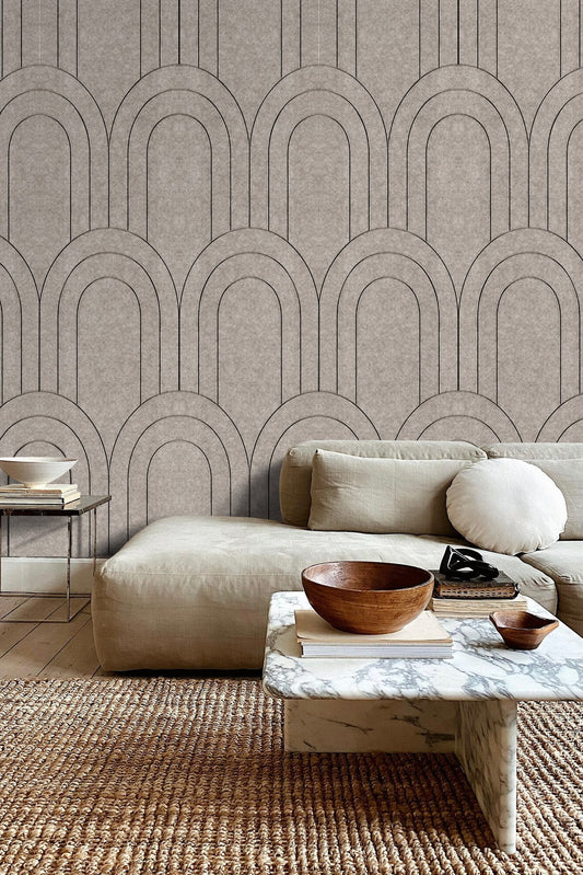 Viltpaneel TAUPE BAROK